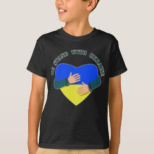 Inspirerend boodschap We staan voor Oekraïne T-Shi T-shirt