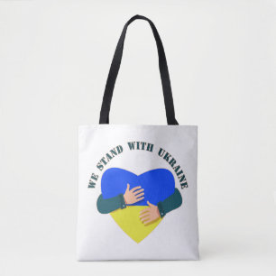 Inspirerend boodschap We staan voor Oekraïne Tote Bag
