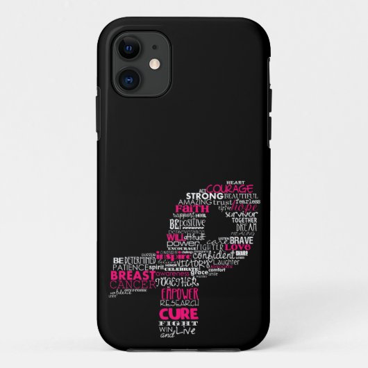 Inspirerend borstkankerbewustzijn lint Case-Mate iPhone case (Achterkant)