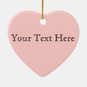 Inspirerend borstkankerbewustzijn lint keramisch ornament (Achterkant)