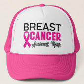 Inspirerend borstkankervoorlichting/ondersteuning trucker pet (Voorkant)