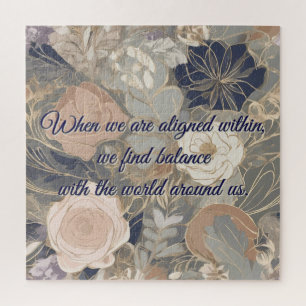 Inspirerend botanische puzzel