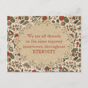 Inspirerend  Botanische Tapestry Briefkaart