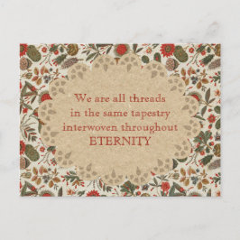 Inspirerend  Botanische Tapestry Briefkaart