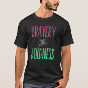 Inspirerend Bravery Graphic Bold Shadow Apparel T-shirt