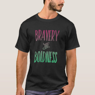 Inspirerend Bravery Graphic Bold Shadow Apparel T-shirt