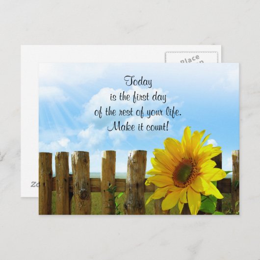 Inspirerend Briefkaart (Voorkant / Achterkant)