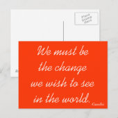 Inspirerend Briefkaart (Voorkant / Achterkant)