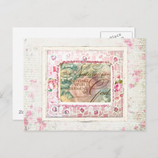 Inspirerend briefkaart (Voorkant / Achterkant)