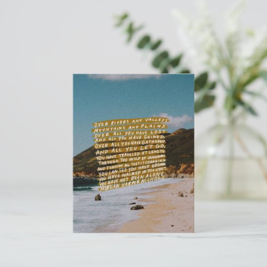 Inspirerend briefkaart (Staand voorkant)