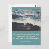 Inspirerend briefkaart citaat artistotle (Voorkant / Achterkant)