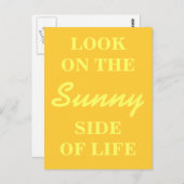 Inspirerend Briefkaart - Kijk aan de Zonnezijde (Voorkant / Achterkant)