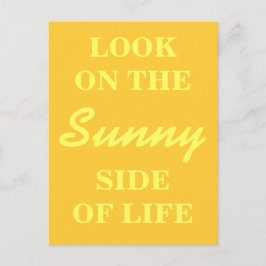 Inspirerend Briefkaart - Kijk aan de Zonnezijde