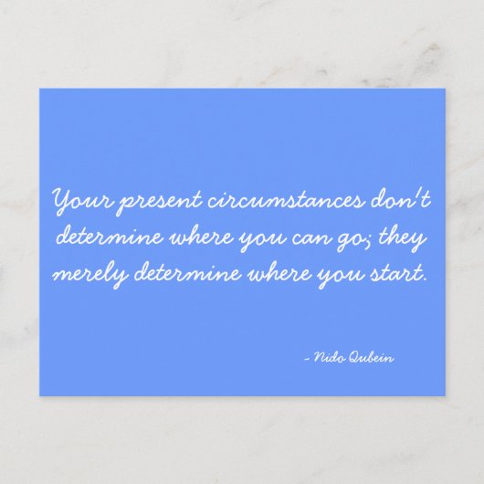 Inspirerend Briefkaart met de vermelding Nido Qube (Voorkant)