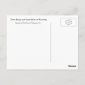 Inspirerend Briefkaart - Tetons & Snake River (Achterkant)