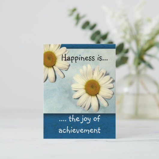 Inspirerend Briefkaart van geluk (Staand voorkant)