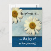 Inspirerend Briefkaart van geluk (Voorkant / Achterkant)