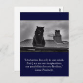 Inspirerend briefkaart: Verbeelding Briefkaart (Voorkant / Achterkant)