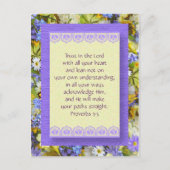 Inspirerend Briefkaart - Vertrouwen in God - (Voorkant)