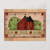 Inspirerend Briefkaart voor landappels (Voorkant)