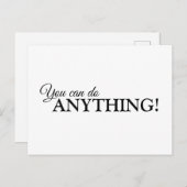 Inspirerend Briefkaart zegt wat je moet horen (Voorkant / Achterkant)