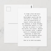 Inspirerend Briefkaarten, inspirerend citaat Briefkaart (Voorkant / Achterkant)