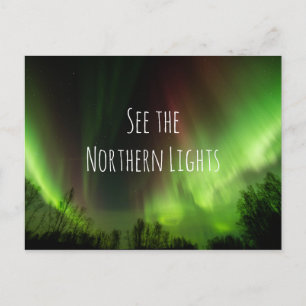 Inspirerend bucket list Northern Lights reizen Briefkaart