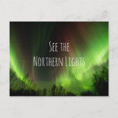 Inspirerend bucket list Northern Lights reizen Briefkaart (Voorkant)