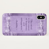Inspirerend Buddha Quote Typografie Case-Mate iPhone Case (Achterkant (horizontaal))