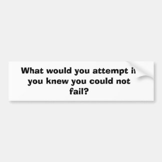 Inspirerend Bumpersticker