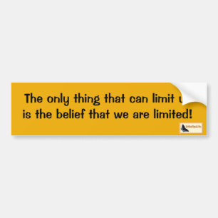 Inspirerend Bumpersticker - Wees u