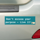 Inspirerend Bumpersticker - Wees u (Op auto)