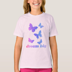 Inspirerend Butterflies Dream Big Cute Trendy T-shirt