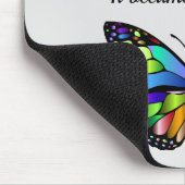 Inspirerend Butterfly Quote Elegant Hopeful Muismat (Hoek)