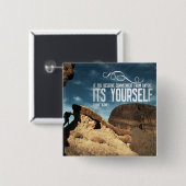 Inspirerend Button voor zelfverbintenis (Voorkant /achterkant)