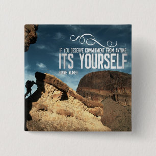 Inspirerend Button voor zelfverbintenis
