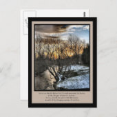 Inspirerend cadeaus voor ons leven briefkaart (Voorkant / Achterkant)