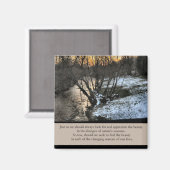 Inspirerend cadeaus voor ons leven magneet (Voorkant / Achterkant)