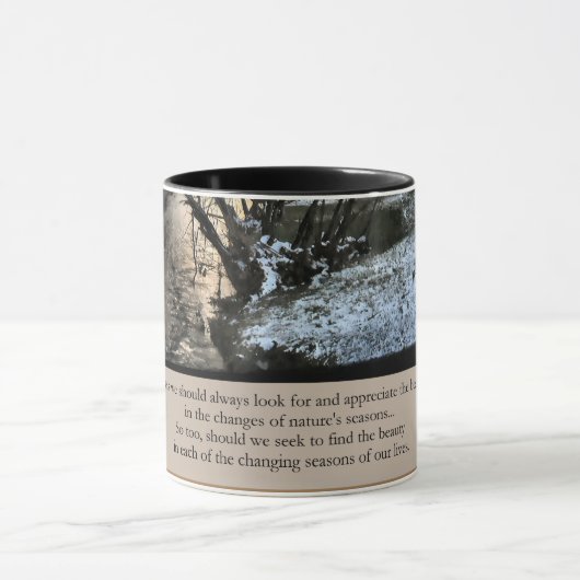 Inspirerend cadeaus voor ons leven mok (Midden)