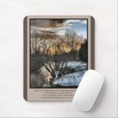 Inspirerend cadeaus voor ons leven muismat (Met muis)