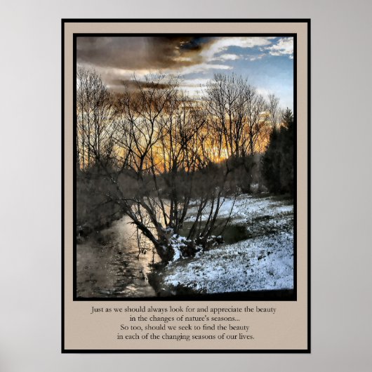 Inspirerend cadeaus voor ons leven poster (Voorkant)