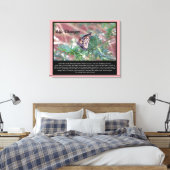 Inspirerend cadeautjes levenswijzigingen canvas afdruk (Insitu (Slaapkamer))