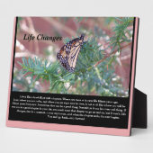 Inspirerend cadeautjes levenswijzigingen fotoplaat (Zijkant)