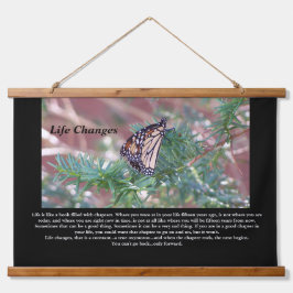 Inspirerend cadeautjes levenswijzigingen hangend wandkleed