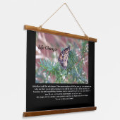 Inspirerend cadeautjes levenswijzigingen hangend wandkleed (Gebogen)