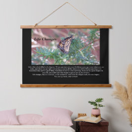 Inspirerend cadeautjes levenswijzigingen hangend wandkleed