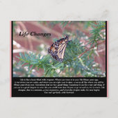 Inspirerend cadeautjes levenswijzigingen informatiekaartje (Voorkant)