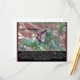 Inspirerend cadeautjes levenswijzigingen informatiekaartje