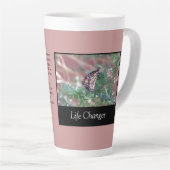 Inspirerend cadeautjes levenswijzigingen latte mok (Rechterhoek)