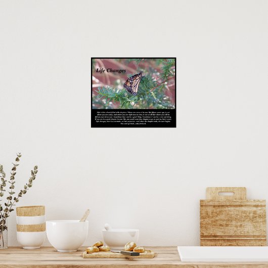 Inspirerend cadeautjes levenswijzigingen poster (Keuken)